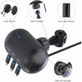 thumbnail image 5 of AUR Multi Car Retractable Backseat 3 in 1 Car Charging Station Box Compatible with All Phones | iPhone | Samsung | Uber Taxi Lyft Turo Ride Share Customer Charging Dock Attach to Headrest, 5 of 23