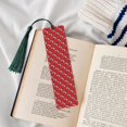 thumbnail image 4 of Kdxio Bulldog Red Print Metal Tassel Bookmarks,Perfect Gift for Art Lovers and Bookworms Metal Bookmarks for Women, 4 of 8