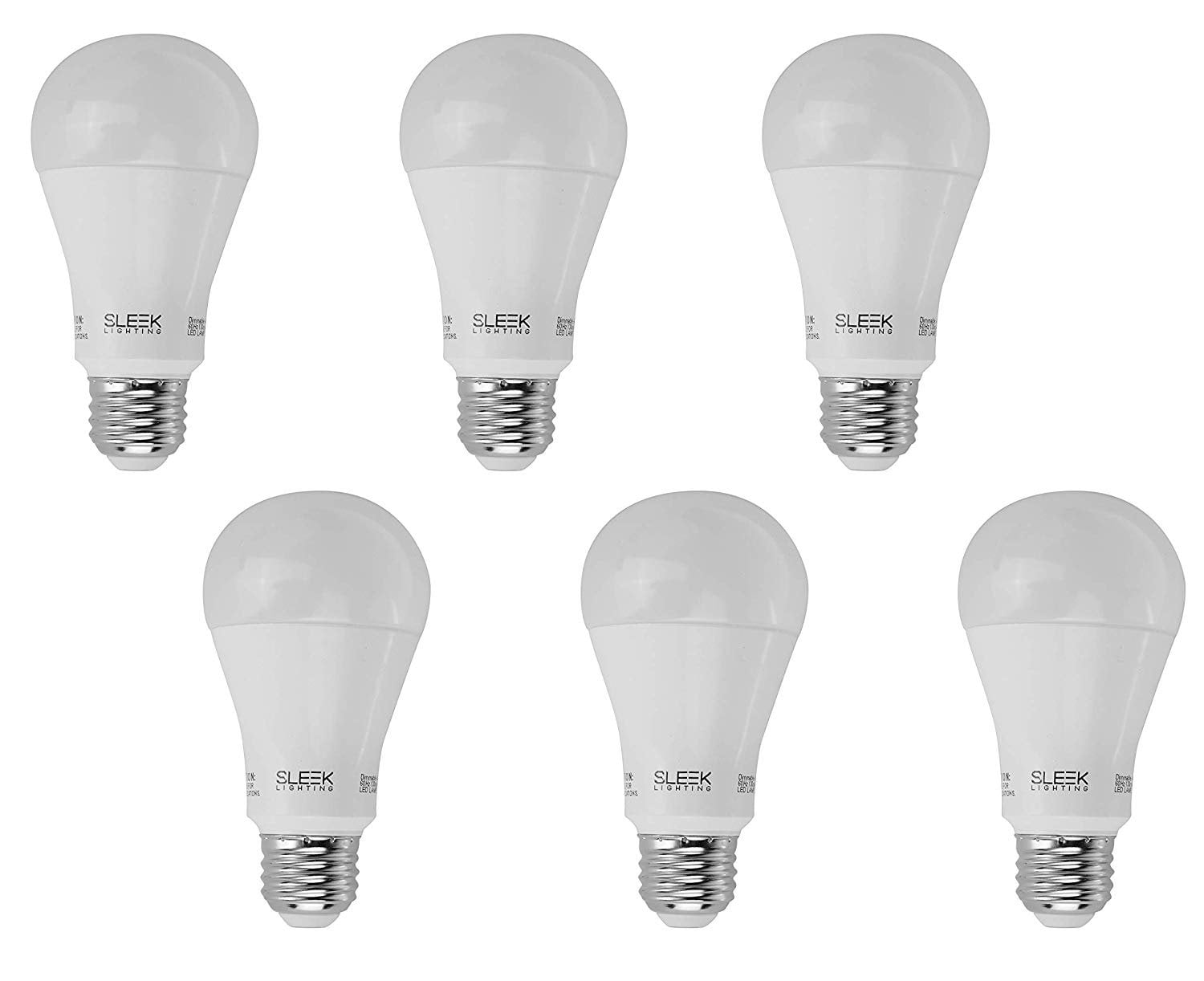 SleekLighting 13 watt led Light Bulbs Large A21, Dimmable General