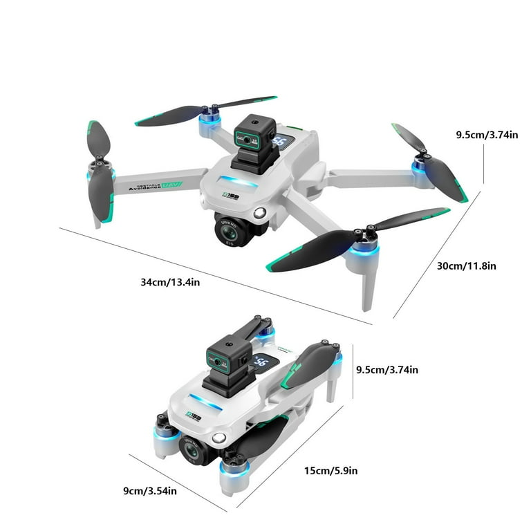Qiopertar GPS Drone With Screen Remote Control Brushless