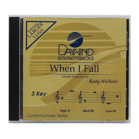 When I Fall Made Popular by Katy Nichole NEW CD Accompaniment
