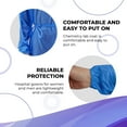 thumbnail image 4 of Blue Disposable Isolation Gown, Large. Pack of 30 PP + PE Disposable Gowns Medical. Unisex PPE Gowns. Personal Protective Surgical Gown with Neck & Waist Ties, Elastic Wrists, 4 of 6