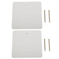 thumbnail image 1 of KAKOWELY 2pcs Outlet Cover Stainless Steel Wiring Application Electrical Panel Cover,4.72"X4.72"X0.04", 1 of 4