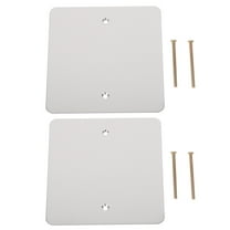 Hemobllo 2Pcs Premium Stainless Steel Ceiling Cover Plates for Home Wiring