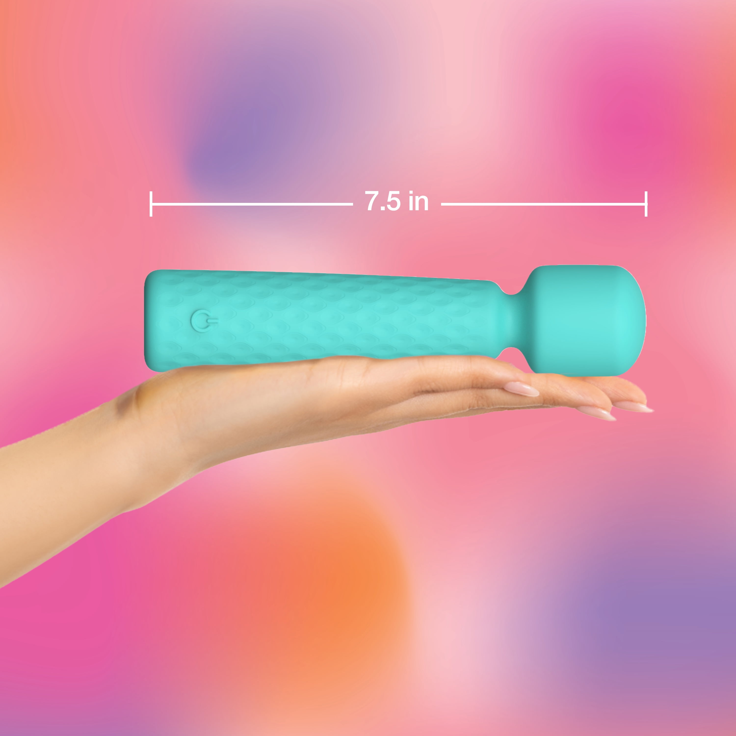 plusOne High Intensity Personal Massager, Vibrating Handheld Wand, 10  Vibration Settings, Waterproof - Walmart.com