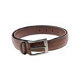 thumbnail image 1 of Perry Ellis Mens Timothy Leather Textured Casual Belt Brown 40, 1 of 3