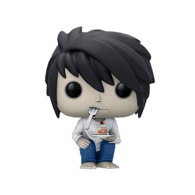 Funko-figuras de acción de Anime, juguetes de colección de muñecos de vinilo, Death Note Ryuk, #217 L, #218 L con pastel, #219, Funko Pop, regalos