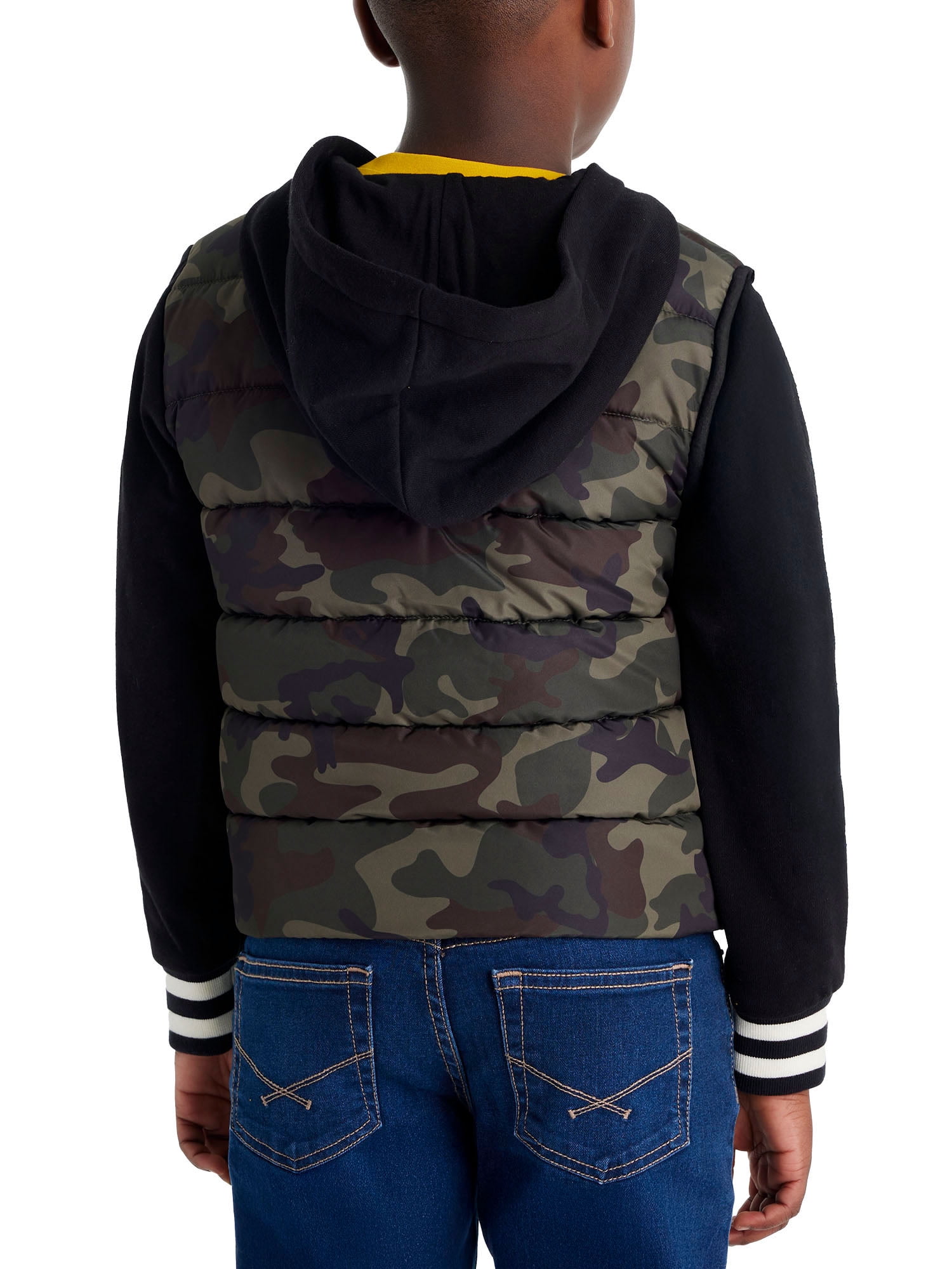 U.S. Polo Assn. Mixed Media Zip Jacket, Sizes 4-18