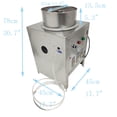 thumbnail image 4 of Commercial Pneumatic Garlic Peeling Machine Automatic Dry Garlic Peeler Stainless Steel 20-25kg/h, 4 of 14