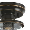 thumbnail image 2 of Westinghouse 6113000 Emma Jane 7" Wide Outdoor Semi-Flush Ceiling Fixture - Bronze, 2 of 5