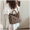 thumbnail image 6 of PRIYAL Leopard Tote Bag for Women Nylon Shoulder Handbag Crossbody Bag | Lightweight Leopard Print Tote Handbag for Travel Work, 6 of 7