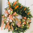 thumbnail image 3 of Mialoley Easter Hanging Decorative Garland, Cartoon Rabbit Decoration Printed Colorful Ribbon Wreath Ornament, 3 of 8