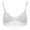 White, variant on Aoochasliy Wireless Bras for Women Push Up Clothes Plus Size Vest Crop Wireless Bra V-Neck Underwire Bras Camisole