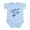 Sky Blue, variant on CafePress - LITTLEST DUDE (Script) Infant Bodysuit - Baby Light Bodysuit, Size Newborn - 24 Months