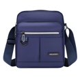 thumbnail image 2 of Puntoco Paquetes de bolsos cruzados - Riñonera para hombres - Paquete cruzado Bolsos cruzados - Riñonera negra con correa ajustable, Riñonera de moda para el cuerpo, Almacenamiento en el hogar, 2 of 7