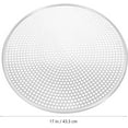 thumbnail image 2 of Pizza Pan With Holes: 16inch Stainless Steel Round Baking Screen Mesh Tray Crisper Cookie Sheet Bakeware for Oven Restaurant Silver, 43.30X43.30X0.50CM, 28X0914HUVU -, 2 of 6