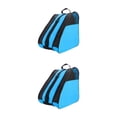 thumbnail image 1 of Wosthever Bolsas para patines en línea de fácil capacidad, bolsa duradera y ventilada para patines y bolsa de poliéster para patinadores, Azul 2Conjunto, 1 of 1