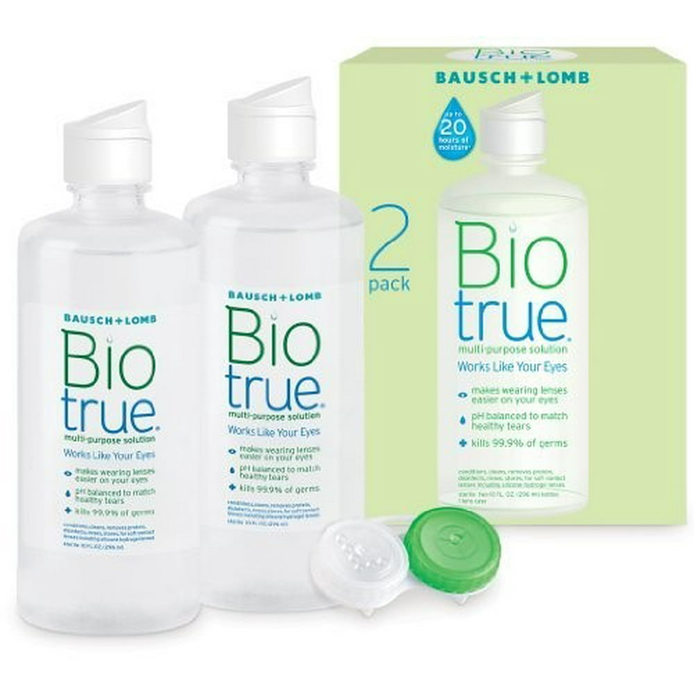 Bausch And Lomb Biotrue MultiPurpose Contact Solution, 16 Oz, 2 Ct