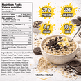 thumbnail image 3 of Proatein Mealz Protein Oatmeal - Cookies & Cream 7 x 88g Packs, 3 of 5