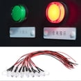 thumbnail image 3 of 50PCS 12V 8mm Chromatic LED Lamp Beads with 20CM 26AWG Lead for Industrial Supplies(White & Blue ), 3 of 5
