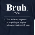 thumbnail image 3 of Instant Message - Bruh Definition  - Men's Short Sleeve Graphic T-Shirt, 3 of 6