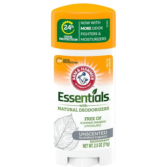 ARM & HAMMER Essentials Natural Deodorant Unscented 2.50 oz