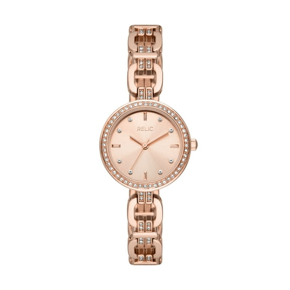 Relic Women's Cora Three-Hand, Rose Gold-Tone Alloy Watch
