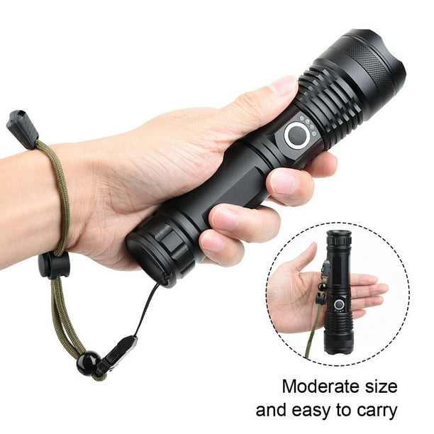 Rechargeable LED Flashlights High Lumens, 20000 Lumens Super