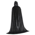 thumbnail image 1 of Cape Longue à Capuche pour Déguisement d'Halloween pour Enfants, Accessoires pour Fête 110 cm, 1 of 10