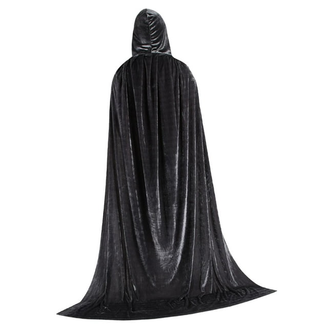 Cape Longue à Capuche pour Déguisement d'Halloween pour Enfants, Accessoires pour Fête 110 cm