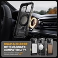 thumbnail image 4 of Funda para iPhone 16 Pro MAX SUPCASE Negro UBGrip Magnética Resistente con Soporte Compatible con Ma, 4 of 9