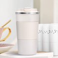 thumbnail image 5 of Vaccum Insulated Stainless Steel Coffee Tumbler With Sipper Lock Lid - White, 510ml | Travel Mug For Hot & Cold Drinks - Leak Proof, Spill Proof, Rust Free, 5 of 5