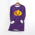 thumbnail image 1 of Chemises pour Femmes Style Décontracté d'Hiver Mode sous-Vêtements Chauds en Peluche Manches Longues Col Rond Haut Costumes d'Halloween pour Femmes en Liquidation, 1 of 3