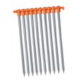thumbnail image 1 of Estacas de acero galvanizado Colamx para tienda de campaña 10 piezas Naranja, 1 of 8