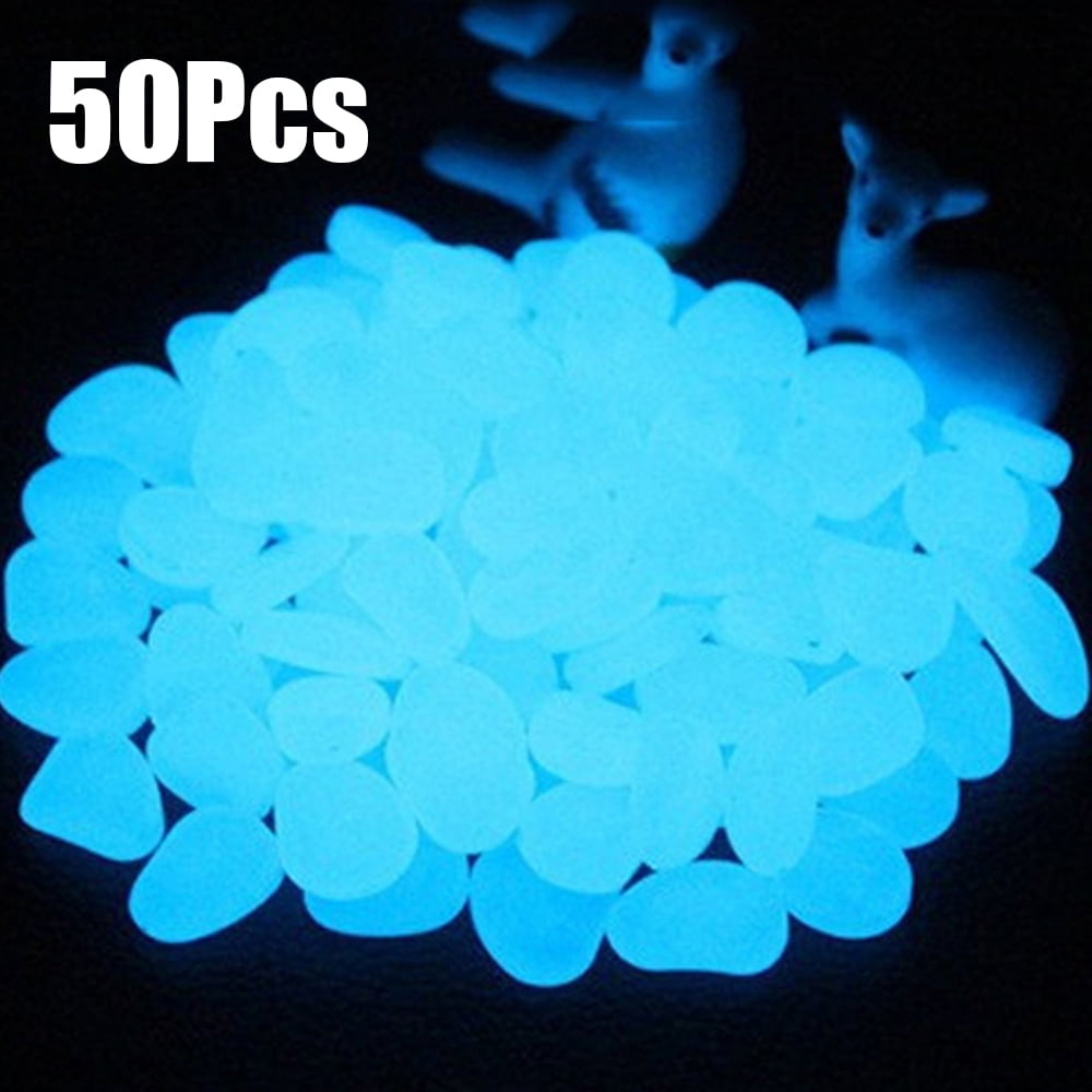 htovila-50pcs-glow-in-the-dark-garden-pebbles-for-walkways-aquarium