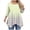 Yellow, variant on Sexlip Plus Size Women's Gradient Striped Handkerchief Hem Tunic Tops Long Sleeve Crewneck T-Shirts Loose Dressy Casual Blouse Purple XL
