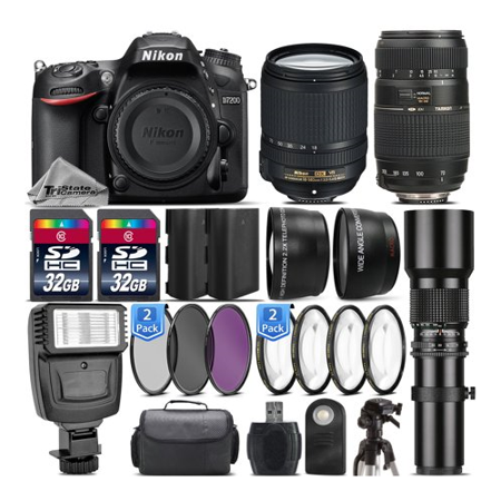 Nikon D7200 DSLR Camera - Kit X8