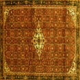 thumbnail image 1 of Ahgly Company Machine Washable Indoor Square Persian Yellow Traditional Area Rugs, 5' Square, 1 of 4
