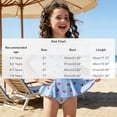 thumbnail image 3 of Guluxicc Girls One Piece Swimsuit Spaghetti Strap Ruffle Swimwear Cute Gingham Cherry Print Bathing Suit, 3 of 8