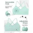 thumbnail image 4 of Livona Racerback Training Bra for Girls- 3 Pack Seamless Sports Bra, Padded Everyday Bra Bralette,Crop Cami Tank Top (6-14), 4 of 5