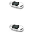 thumbnail image 3 of QualitChoice 2 in 1 Mini MP3 Player Lossless Sound Support 32G Flash Drive LCD Music Player Automatic Shutdown One Finger Control Sliver 2Set, 3 of 6