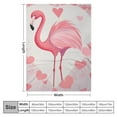 thumbnail image 4 of ONETECH Love Heart Throw Blanket Flannel Couch Blankets Girls Throws for Women Red White Valentines Day Gifts Girlfriend Flamingo Blankets Boyfriend Wife Birthday Decorations Present Blanket, 4 of 6