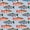 Pink Cyan, variant on Manfei Cartoon Trout Shower Curtain 72Wx72L, Stripe Background Bathroom Curtain, Blue Pink Orange