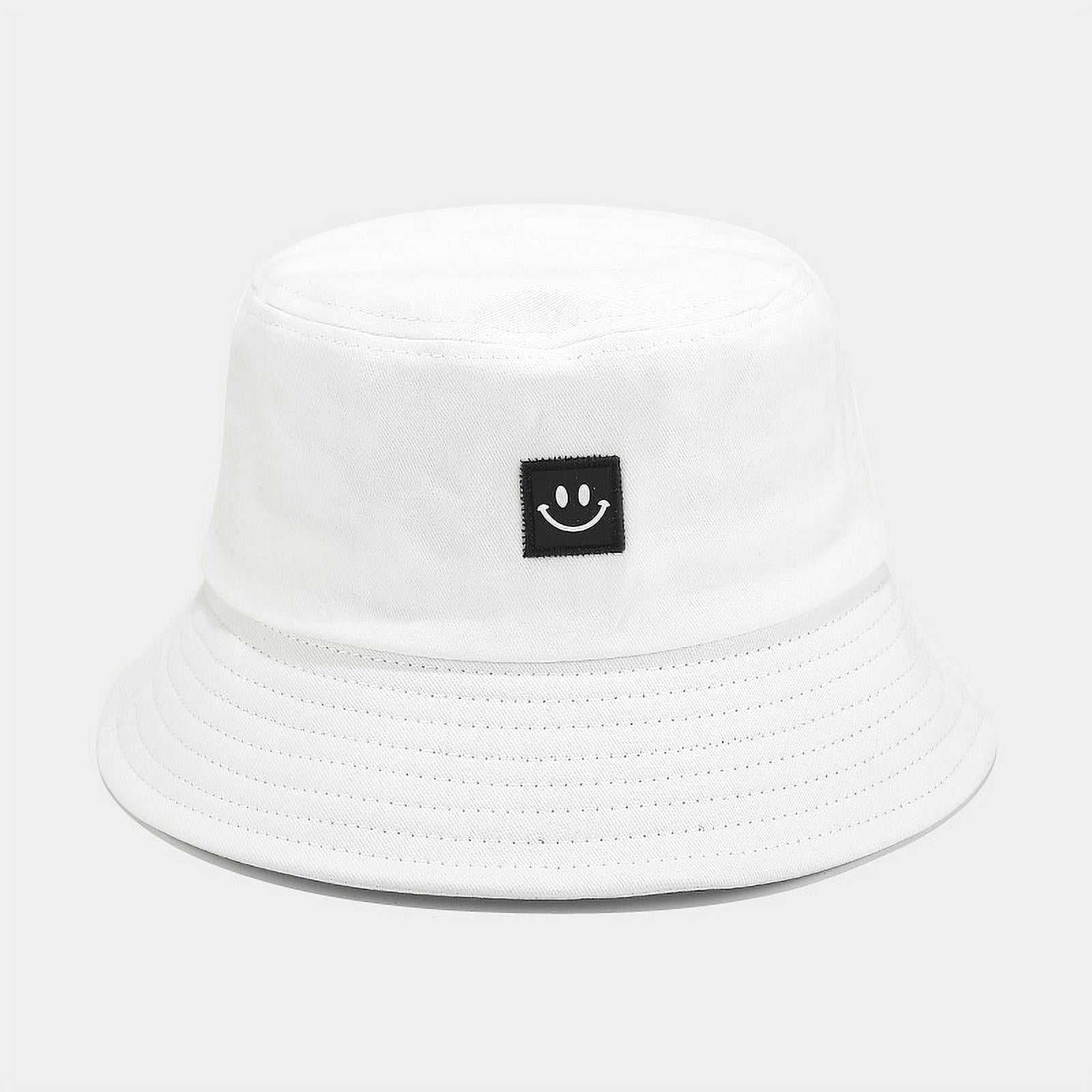 Chicuu Bucket Hat Smiley Face Sun Hat 