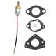 thumbnail image 2 of Solenoide de combustible de carburador, aluminio kit de combustible de combustible para combustible lavadora de papel junta impermeable para piezas de reparación, 2 of 7