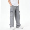 thumbnail image 2 of Kogui Jeans for Kids Boy Boys' Skinny Fit Stretch Denim Jeans, Zipper Fly & Button Closure Size 13-14 (Grey,13-14 Years), 2 of 4