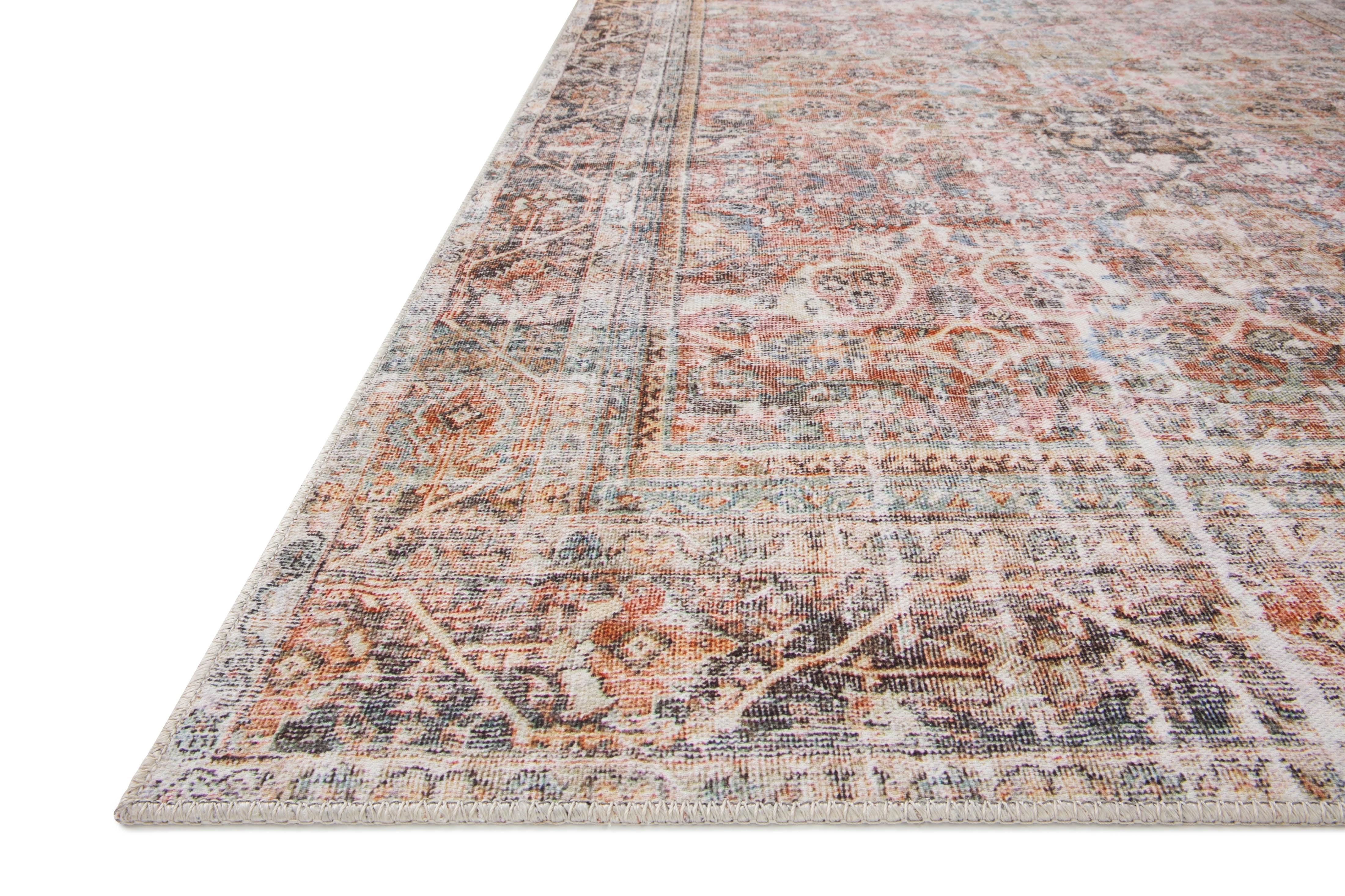 Loloi Adrian Sunset / Charcoal 2'-3" x 3'-9" Area Rug