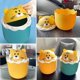 thumbnail image 5 of Cute Flip Trash Can ,Desktop Mini Plastic Waste Garbage Can,Tiger Waste Can ,Mini Bin for Coffee Table, Small Trash Can, for Bathroom Vanity Top,Desktop, Office or Coffee Table,Green, 5 of 5