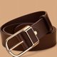 thumbnail image 3 of Cinturón con hebilla de pasador con relleno de pegamento para hombres, cinturón con hebilla de aleación casual de moda retro exclusivo, uso versátil, ajuste cómodo, 3 of 5