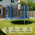 thumbnail image 2 of COOLSHT Brincolin Trampolin para Niños 8 Pies Con Juego y Calcetas, 2 of 6
